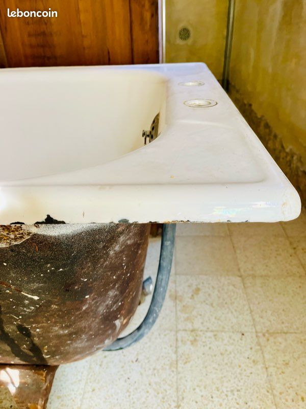 Baignoire vintage en fonte (image 5)