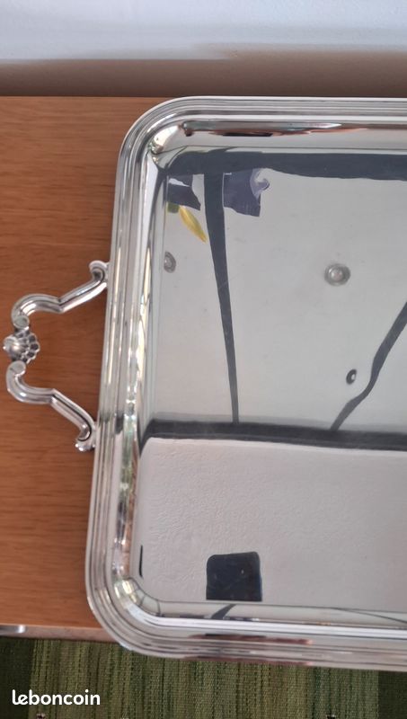 Service à thé/café, sucrier, pot à lait et plateau en argent Cristofle de haute qualité (image 18)