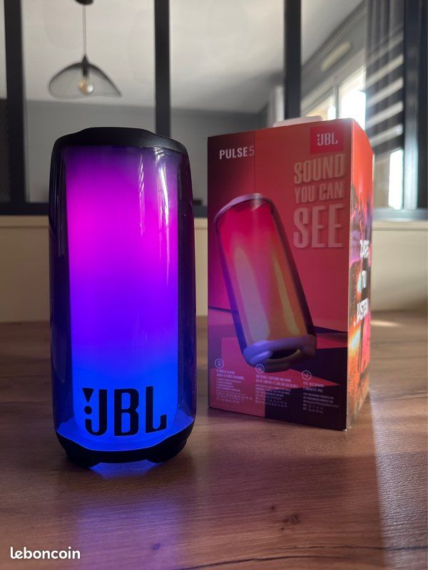 Enceinte Bluetooth JBL Pulse 5 - État quasi neuf avec boîte (image 1)