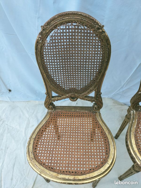 Paire de chaises médaillon (image 3)