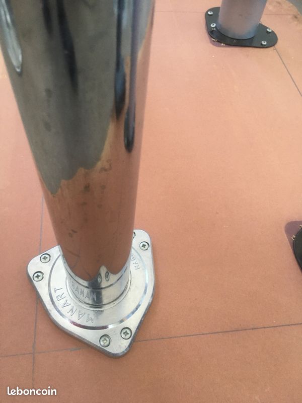 Lot de 4 pieds de table bar 70cm (image 2)
