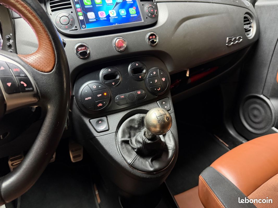 Abarth 500 595 1.4 t 160ch - carplay - radar de recul - échappement sport avec clapet - tomtom abart (image 10)