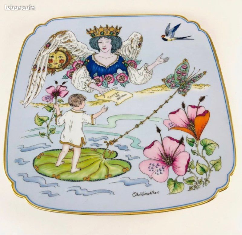 5 assiettes carrées Hutschenreuter (image 1)