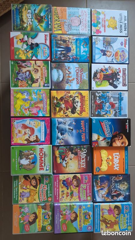 Lot de DVD / blu-ray pour enfants (image 1)