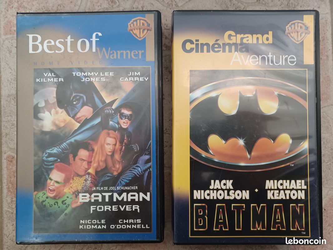 2 Cassettes originales VHS BATMAN (image 1)