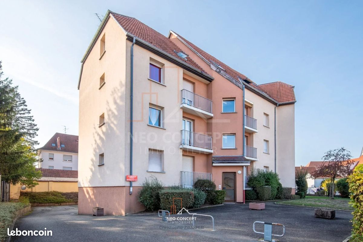 Appartement 2 pièces 43 m² · à Haguenau · 43,4 m² · 135 000 €