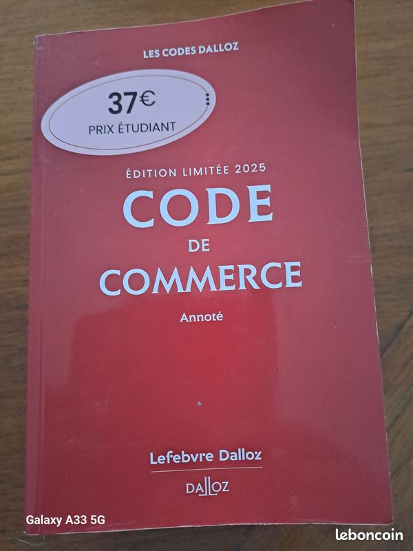 Code de commerce 2025 (image 1)