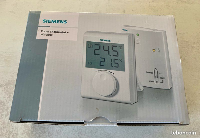 Thermostat numérique via radio RDH100RF/SET SIEMENS Thermostat numérique via radio RDH100RF/SET SIEMENS