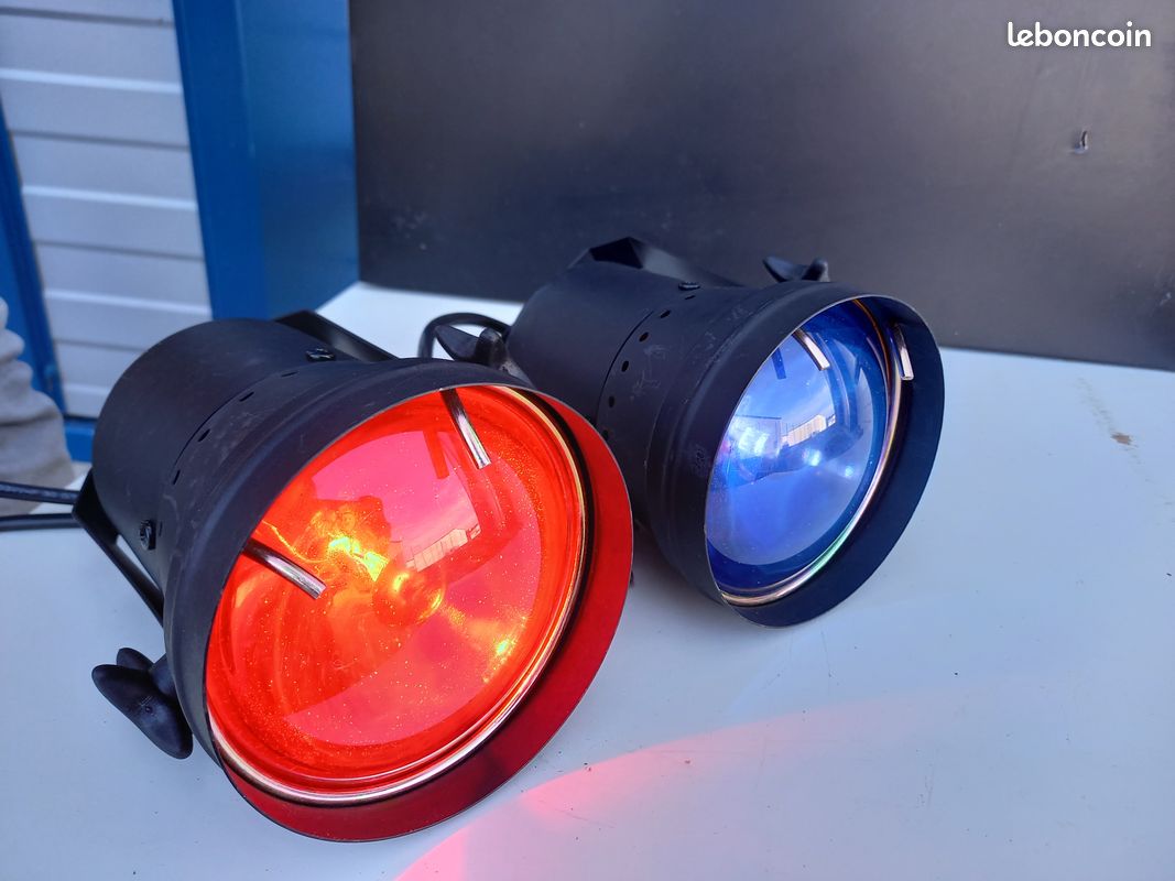 Lots de 9 Projecteurs PAR 36 complet avec lampes (image 7)