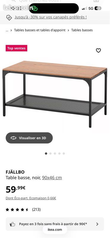 Meuble TV + table basse (image 4)