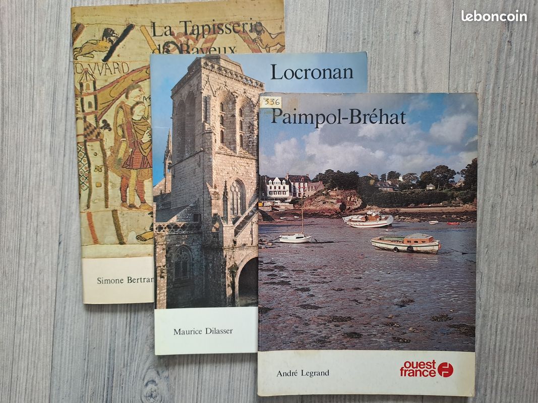 Livrets « Locronan », « Paimpol-Bréhat », « Châteaux du Périgord » et « Tapisserie de Bayeux » {bon état} (image 1)