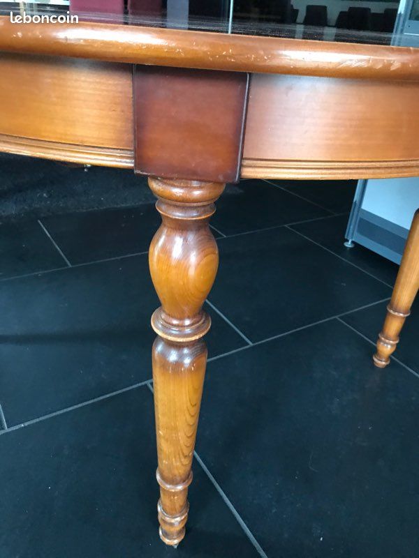 Table en merisier avec rallonge (image 4)