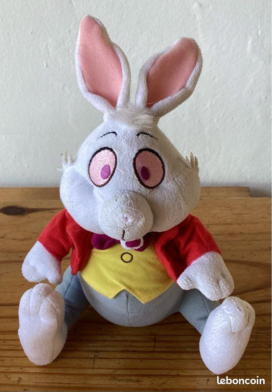Le Lapin Blanc Peluche Jeux Jouets