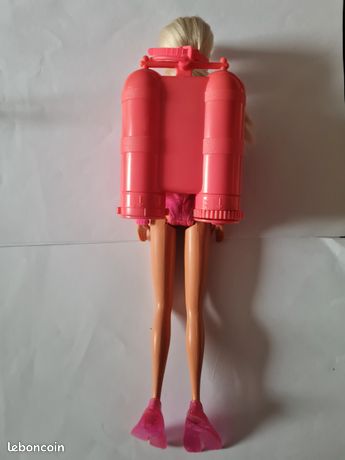 Poupée Barbie Plongée Merveilleuse 1993 Occasion Vintage - Corps Et Bouteille De Plongée Inclus