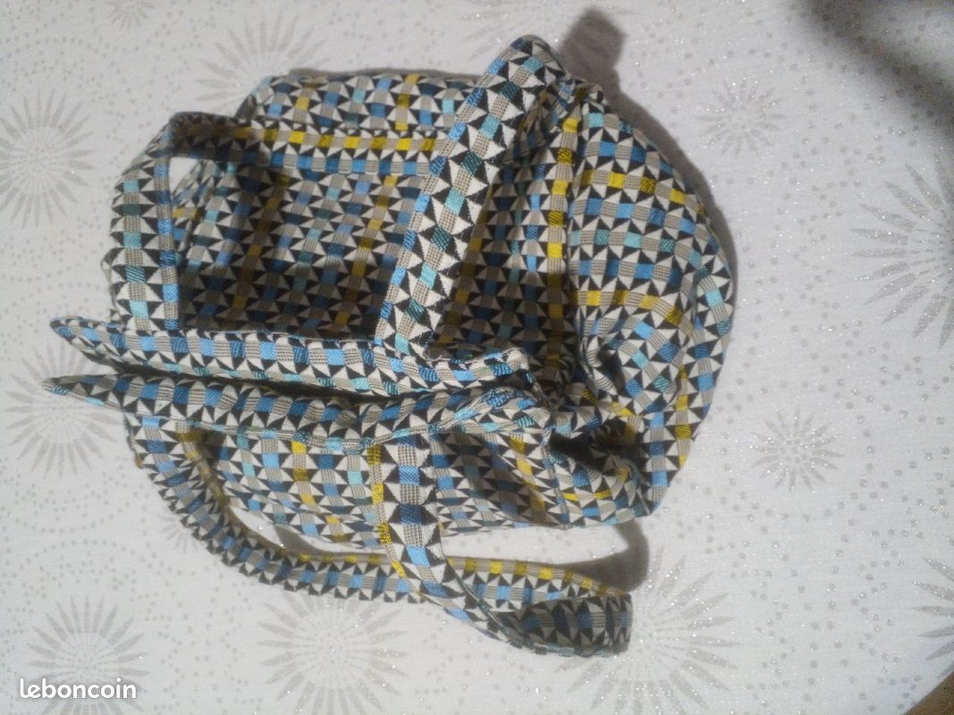 Sac tissu avec motif - neuf (image 1)