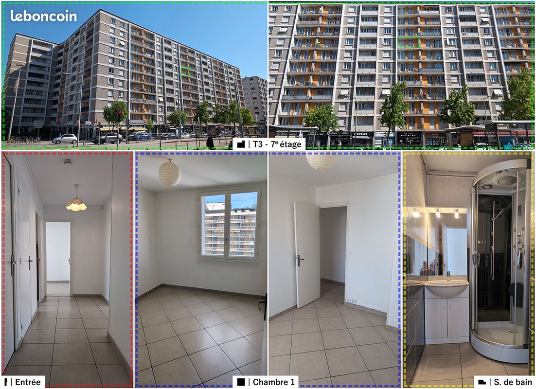 Appartement 3 pièces 69 m² à Grenoble
