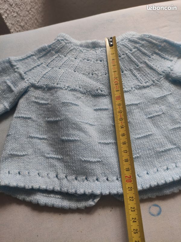 Veste en laine naissance (image 4)
