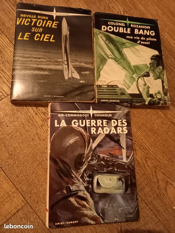Lot de 3 livres de la bibliothèque de l'aviatio (image 1)