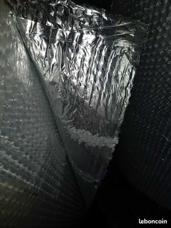 Rouleaux de film bulles isolant aluminium 100 cm sur 30 cm (image 1)