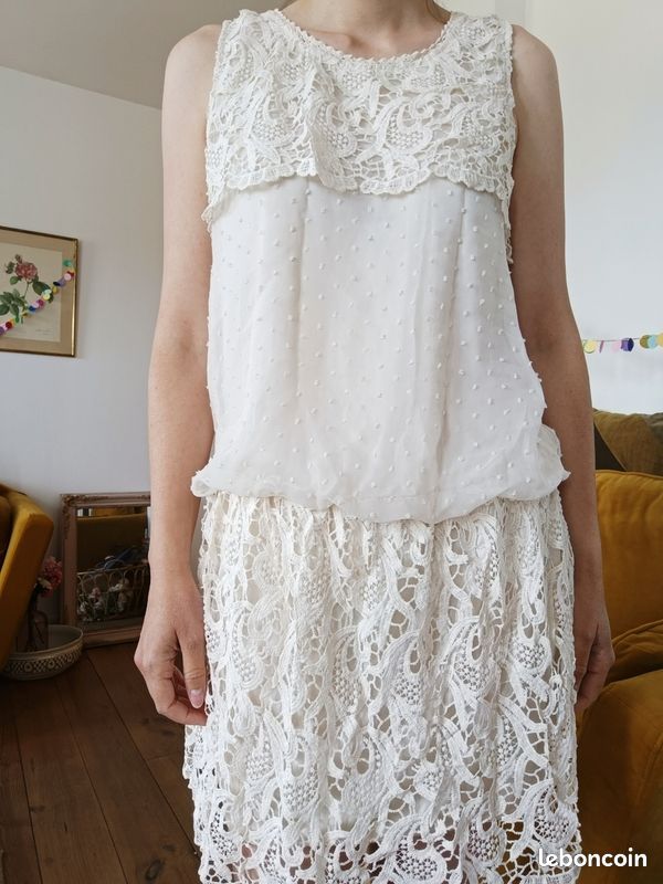 Robe dentelle pois Molly Bracken Vêtements