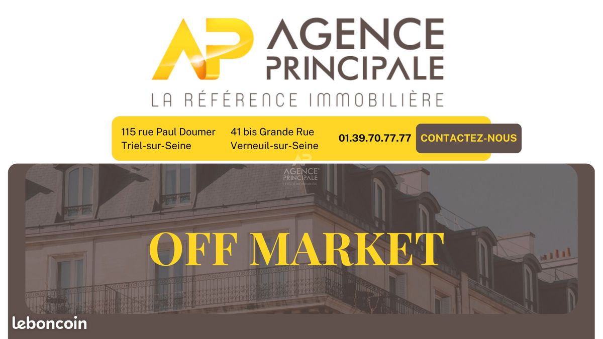 Appartement 3 pièces 66 m² · à Verneuil-sur-Seine · 66 m² · 220 000 €