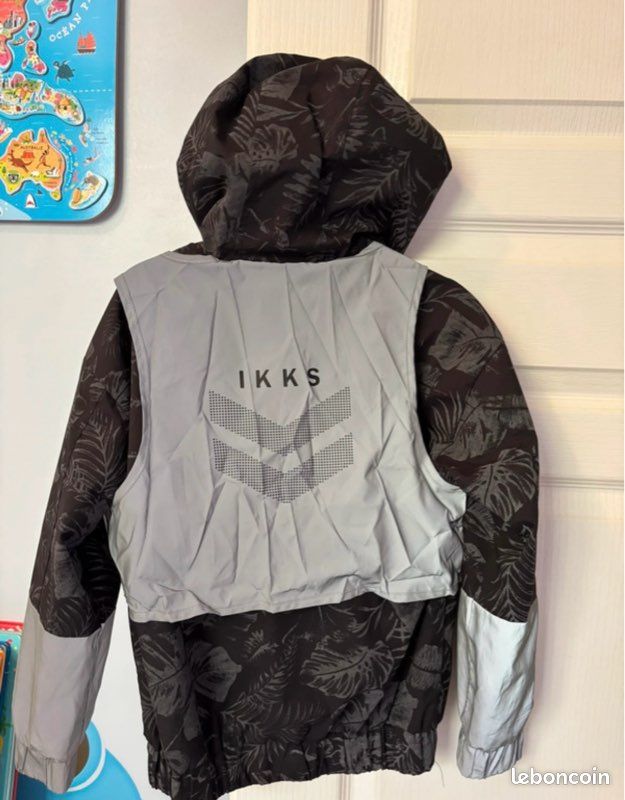 Coupe-vent noir garçon réfléchissant IKKS (image 9)