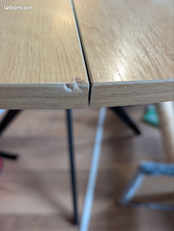 Table ronde bois (image 4)