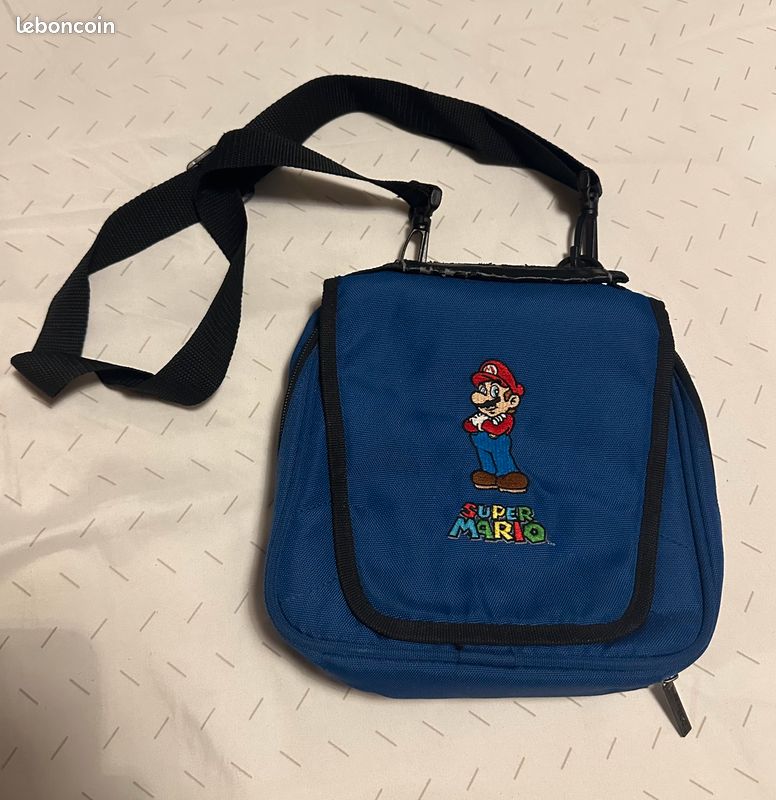 Sac De Transport Console Micromania Collector Sonic Mario - Bandoulière, Occasion Avec Traces