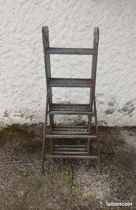 Échelle pliante multifonction (escabeau, échafaudage, établi etc…) 5,20 mètres acier parfait état (image 4)