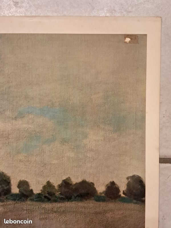 Affiche poster tableau ancien- 1960 - Claude Monet (image 4)
