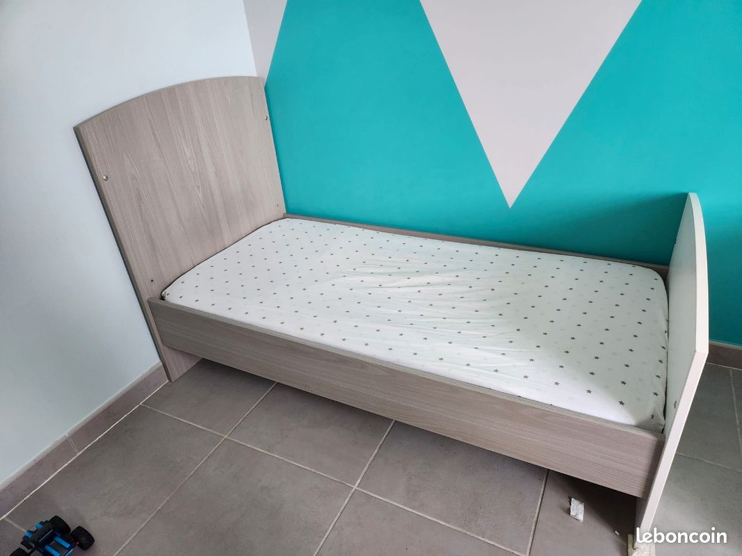 Lit évolutif 70× 140 marque galipette, modèle jules avec matelas (image 4)