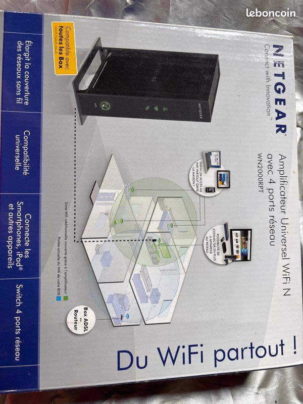 Amplificateur universel WiFi compatible toutes Box (image 1)