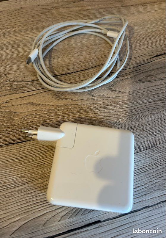 Chargeur Apple 87W + câble USBC 2 mètres (image 1)