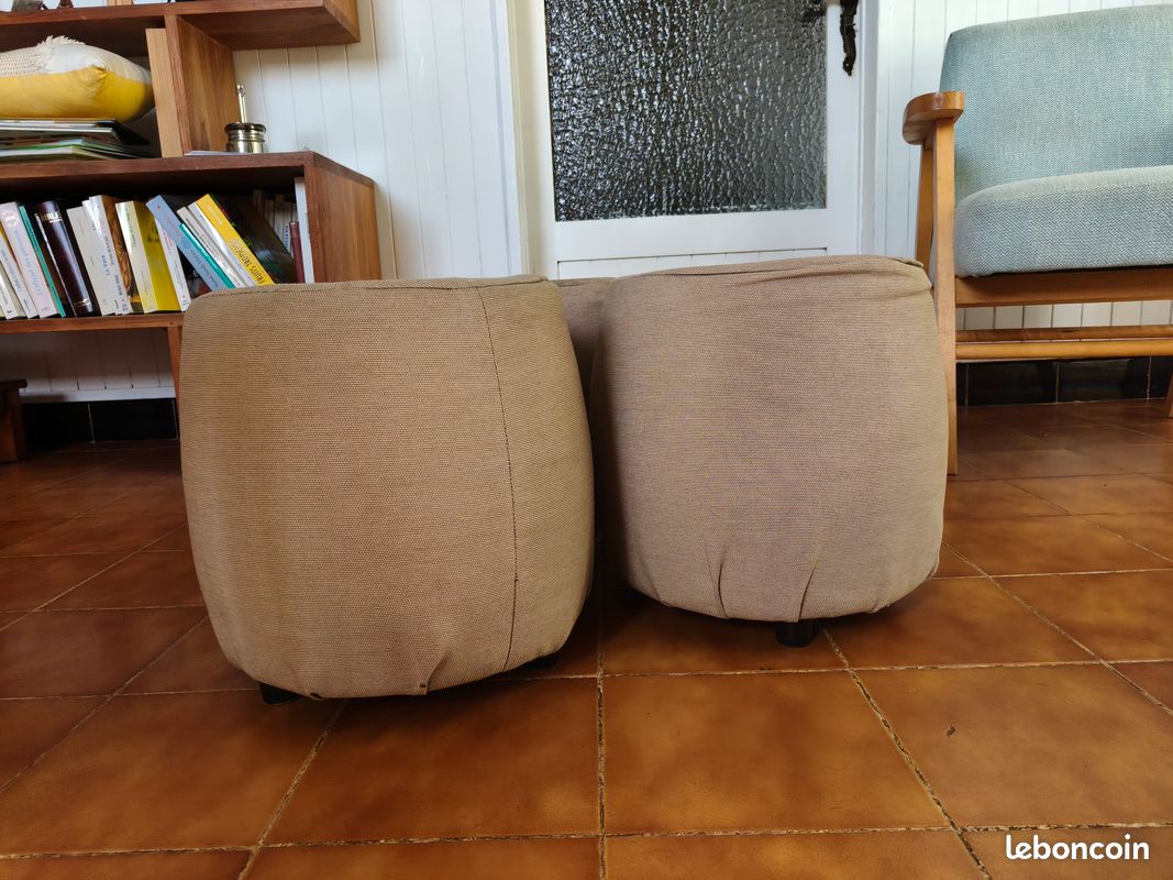 Lot de 3 poufs (image 1)