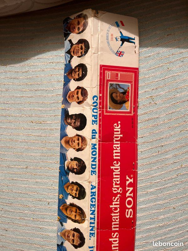 Assiette Collector Football France 1978 – Mondial Argentine, FFF