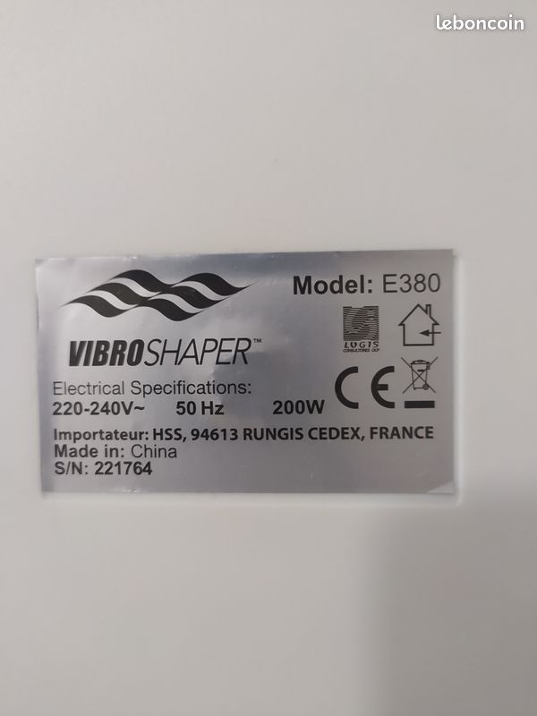Vibro Shaper E380 plateforme vibrante fitness (image 6)