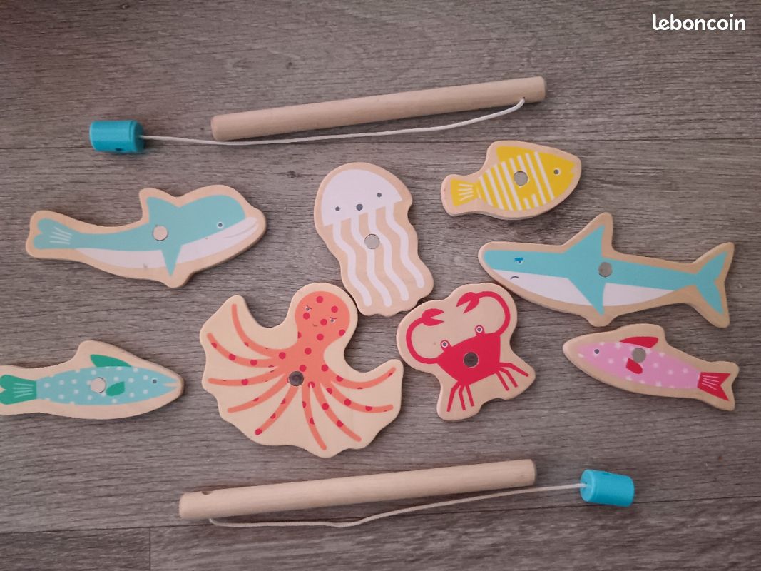 Jeu de pêche en bois HEMA (image 2)
