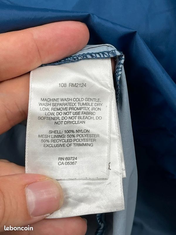 Veste de pluie Columbia imperméable technique Homme Bleu Et Gris Taille L - #Bi0079 (image 8)