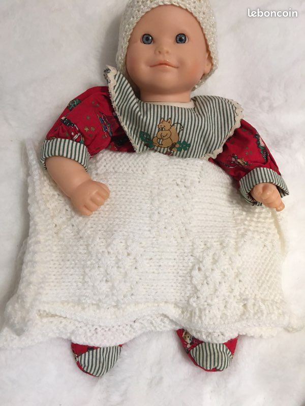 Poupée Corolle Bébé 30 Cm - Modèle De 2005 Avec 2 Dents + Vêtements D'origine - Occasion