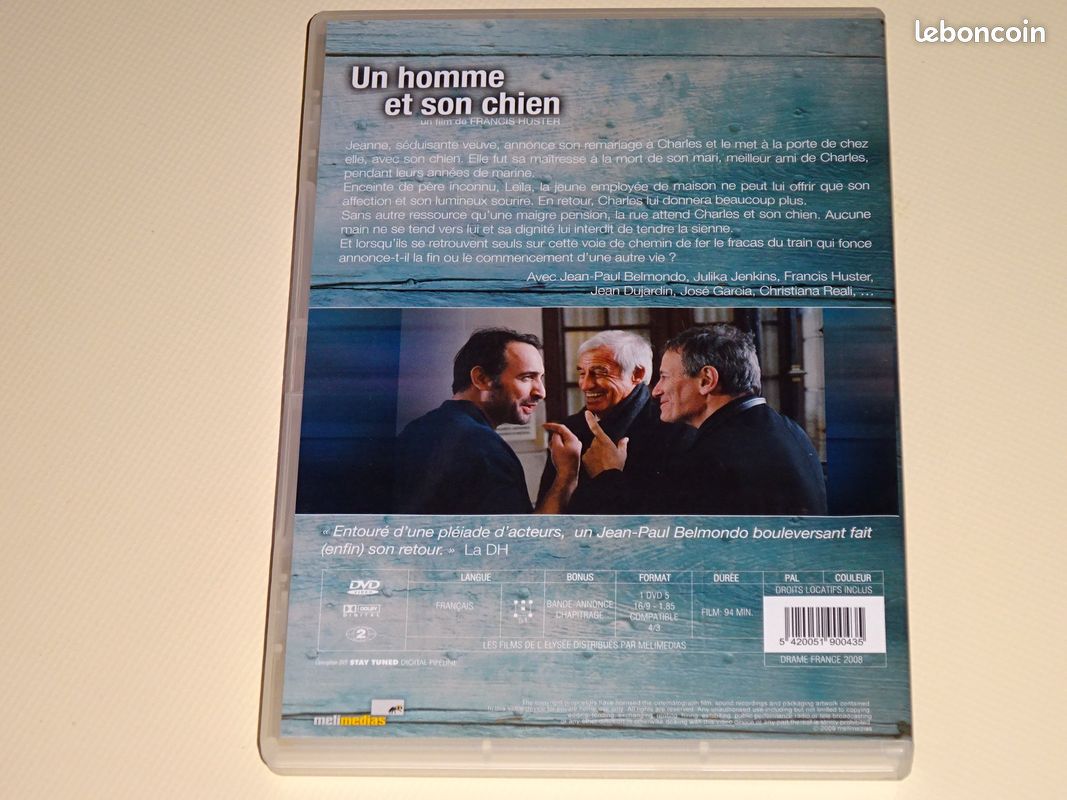 UN HOMME ET SON CHIEN (*BELMONDO*) Rare Film 2008 (image 2)