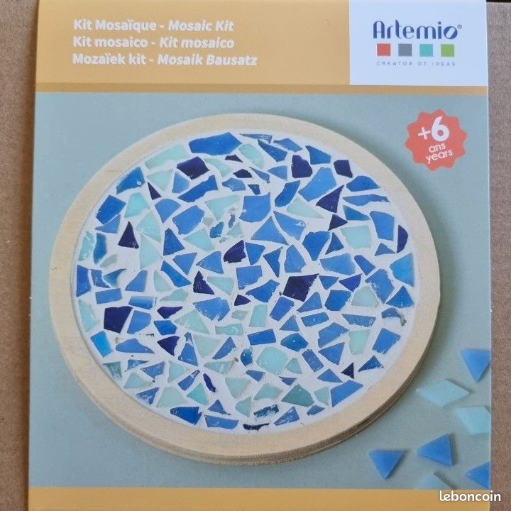 Artemio - Sachet De 225g De Tesselles Mosaïque Opaque - Multicolore - Idéal Pour Décoration, Bijoux Et Activités Enfants