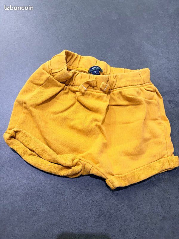 Lot vêtements garçons short tee shirt, pantalons, pulls… du 6 au 18 mois (image 8)