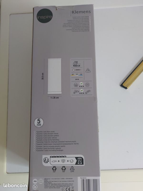Lot de 2 lampes extérieur sans fil (image 1)