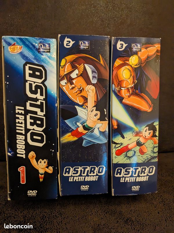 Lot Intégrales DVDs Animés Astro/Capitaine Flam/Cobra/Les 3 ...