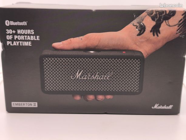 Enceinte Bluetooth portable Marshall Emberton I - Laiton