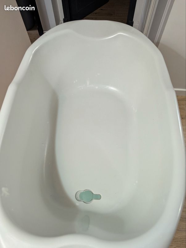 Baignoire sur pieds Aubert + transat bain + thermomètre (image 4)