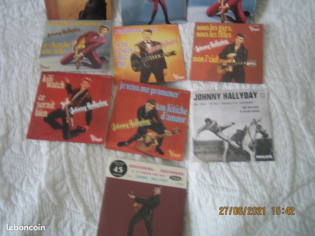 Hallyday lot de cd SP par 10 (image 3)