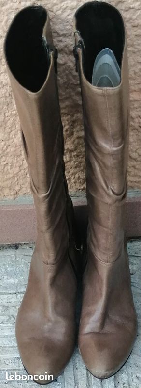 Bottes en cuir 38 (image 1)