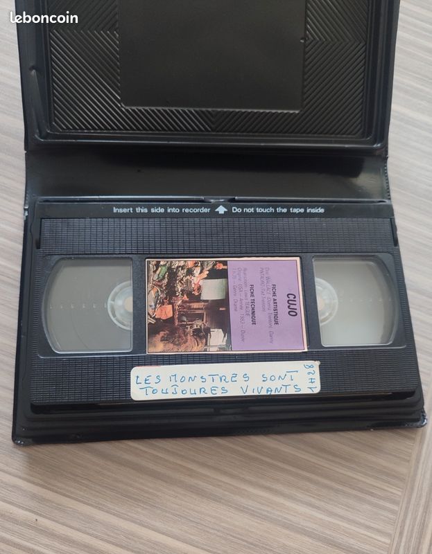 Cujo / Les Monstres sont toujours vivants VHS (Enregistrement Canal+) Jaquette TV Vidéo (image 5)