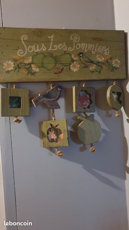 TABLEAU COUNTRY CORNER Chasse (bois relief)Vintage Larg 0,71cm X Long 0,67cm TBE EUR 85,00 - FR